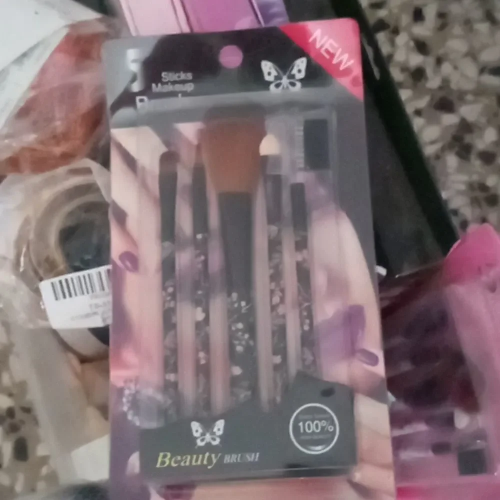 Black Make up brush set